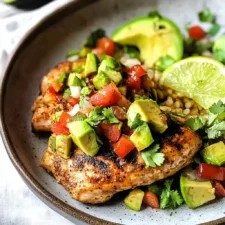 Fiesta Lime Chicken Recipe with Avocado Easy Fresh