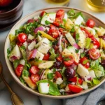 ITALIAN CHOPPED SALAD centered hero view, clean and uncluttered