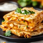 TACO BELL CHICKEN QUESADILLA centered hero view, clean and uncluttered