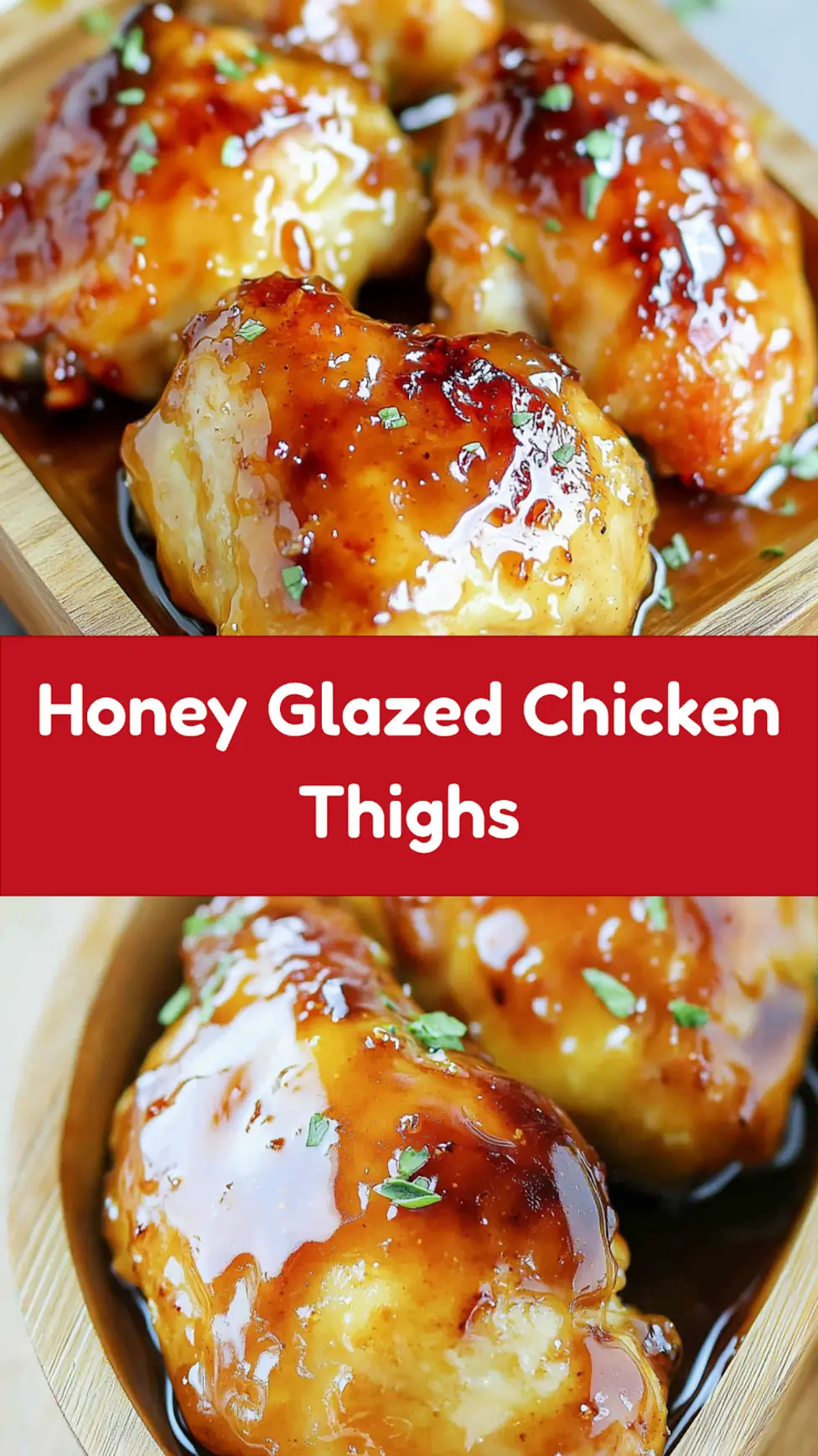 Air Fryer Easter Chicken Thighs Honey Glazed Easy Weeknight Dinner 7 AIR FRYER EASTER CHICKEN THIGHS HONEY GLAZED centered hero view, clean and uncluttered