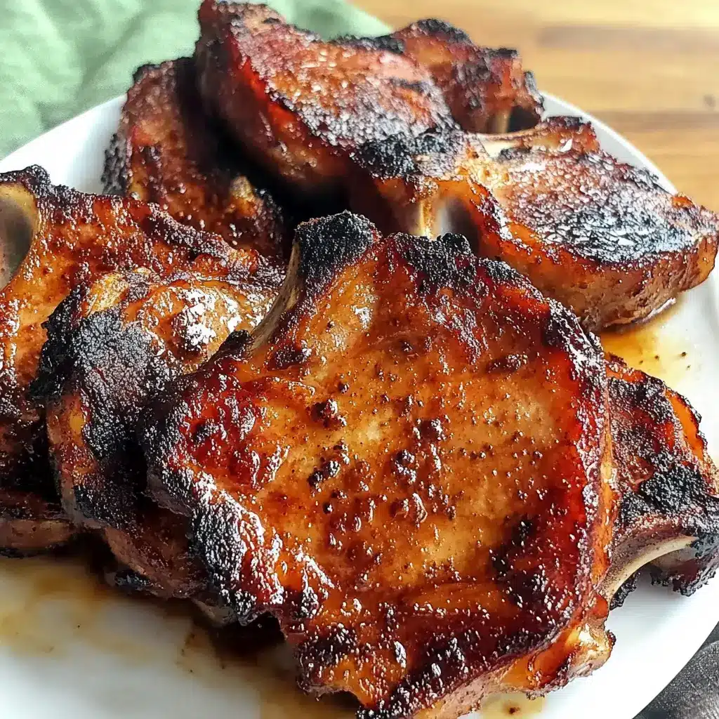 Best Damn Air Fryer Pork Chops Easy Weeknight Dinner 6 BEST DAMN AIR FRYER PORK CHOPS centered hero view, clean and uncluttered