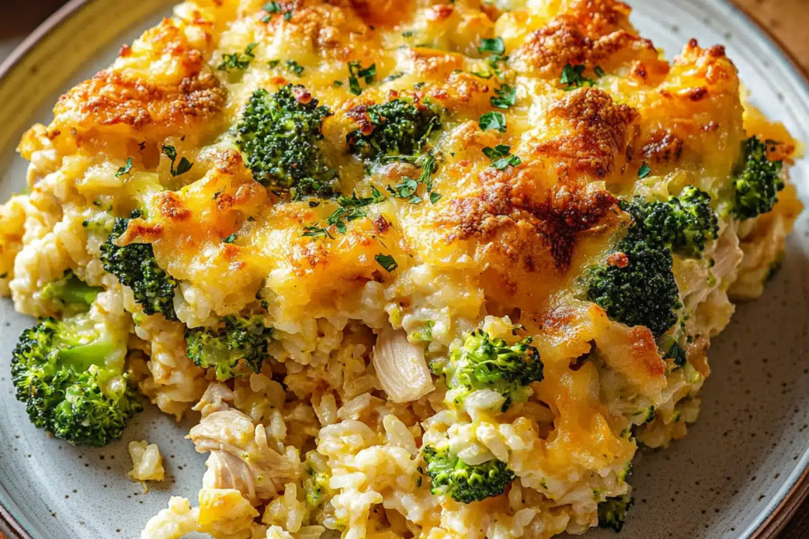 Chicken Broccoli Rice Casserole Easy Cozy Weeknight Dinner