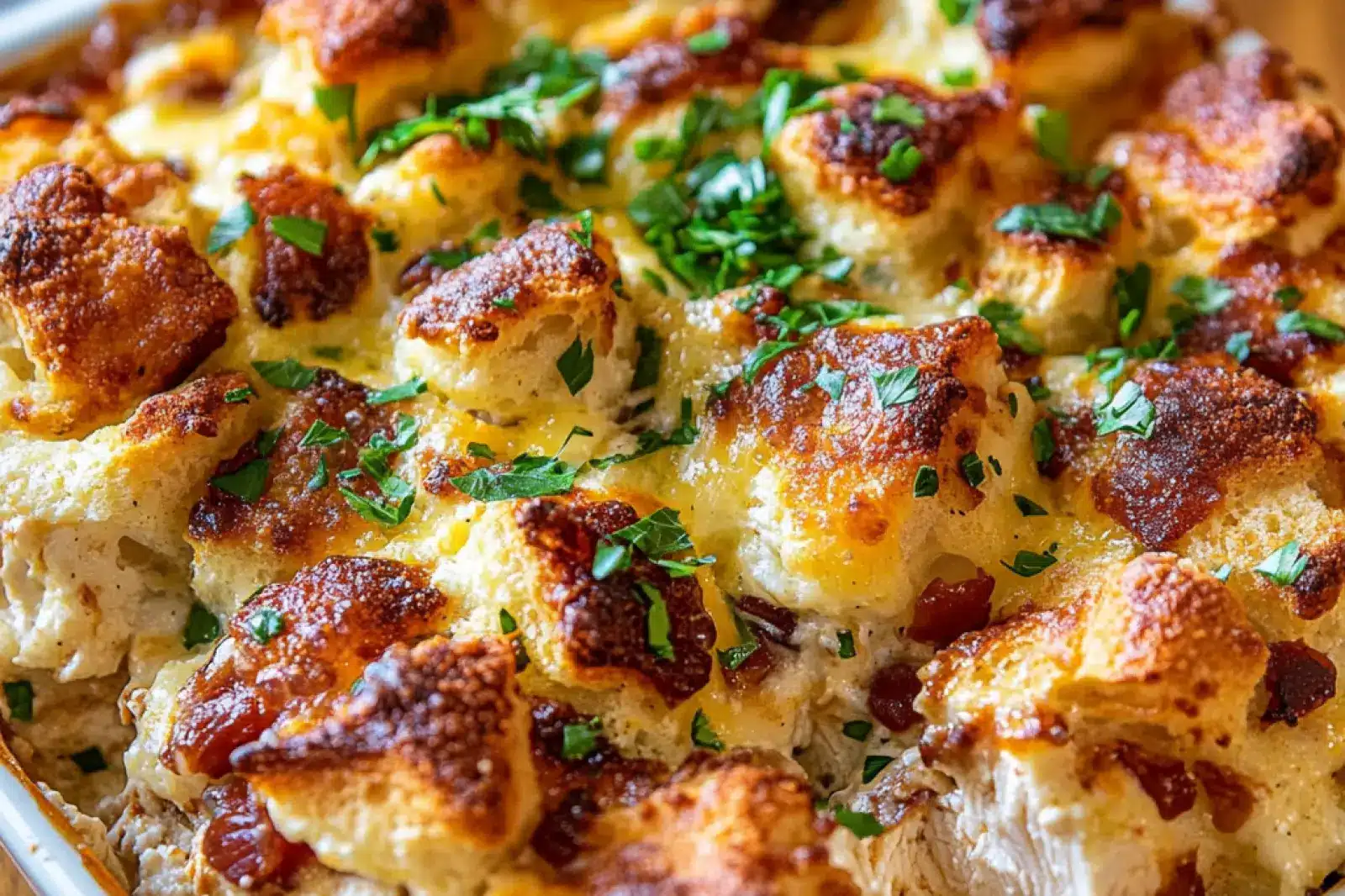 Chicken Bubble Biscuit Bake Casserole Easy Comforting Dinner