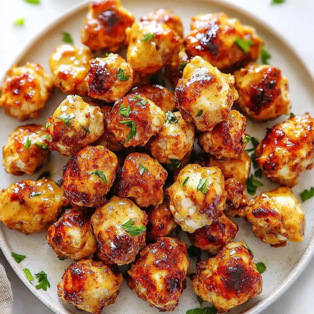 COWBOY BUTTER CHICKEN BITES centered hero view, clean and uncluttered