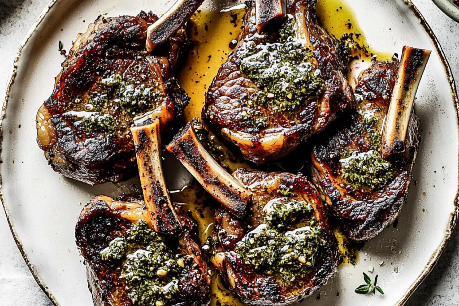 Easter Lamb Chops with Garlic Herb Butter Easy Weeknight Recipe