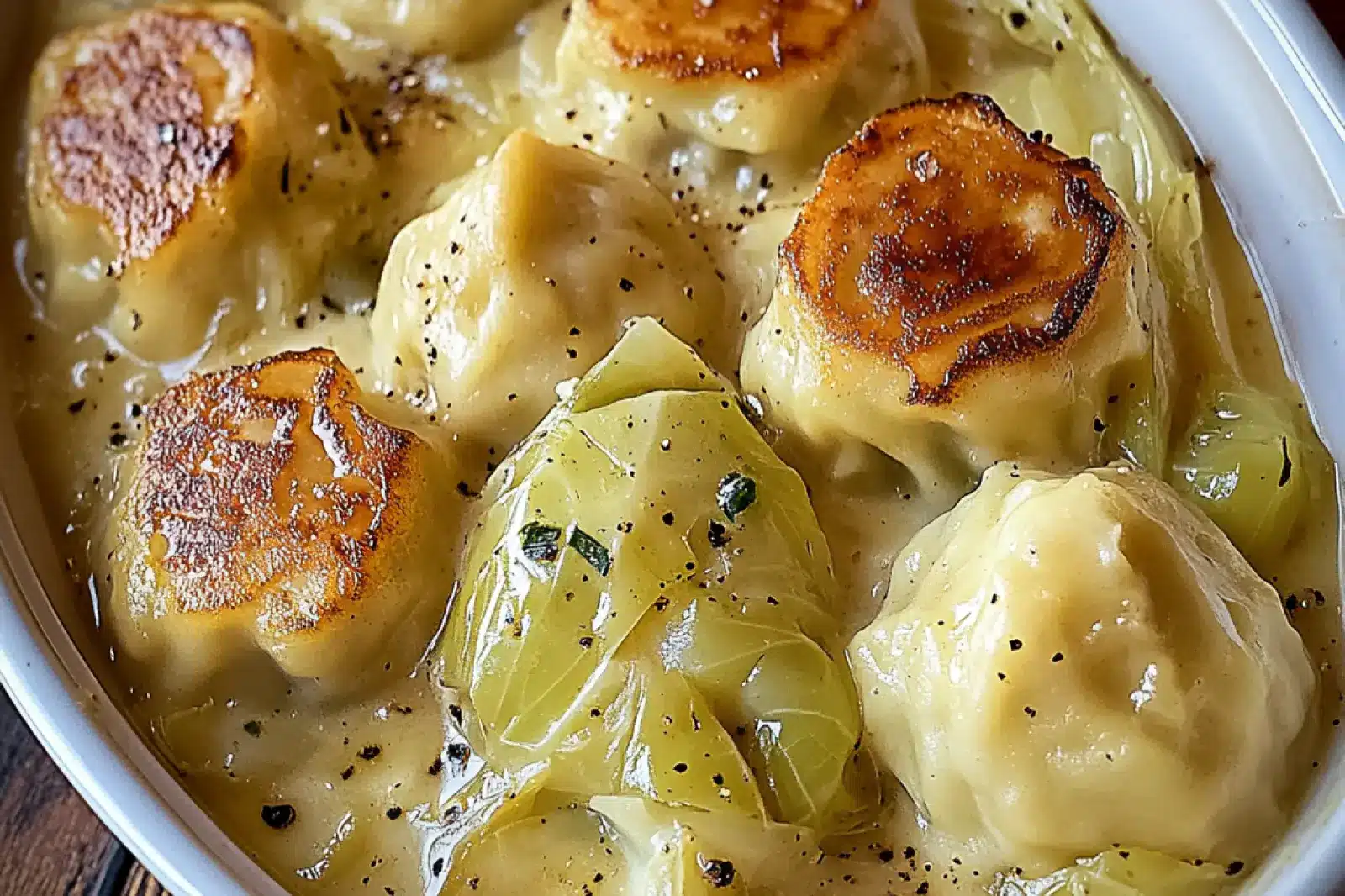 German Cabbage and Dumplings Easy Comforting Weeknight Dinner