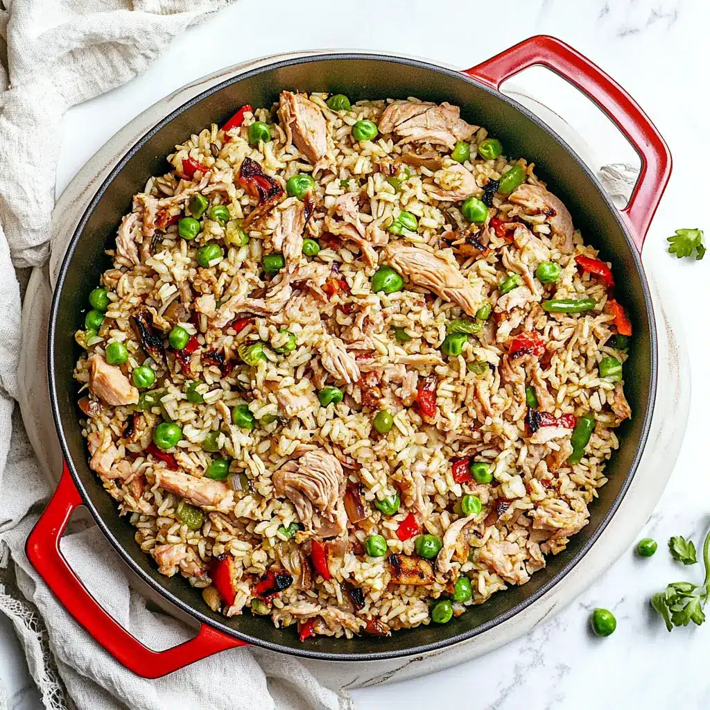 Ground Turkey and Rice Skillet centered hero view, clean and uncluttered