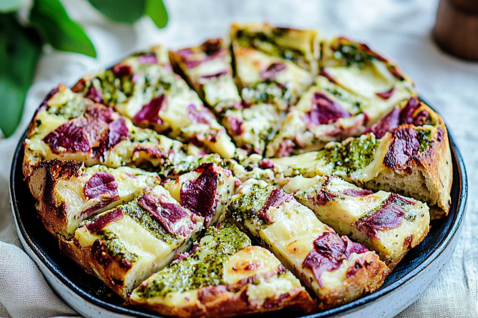 High Protein Cottage Cheese Flatbread Easy Weeknight Dinner