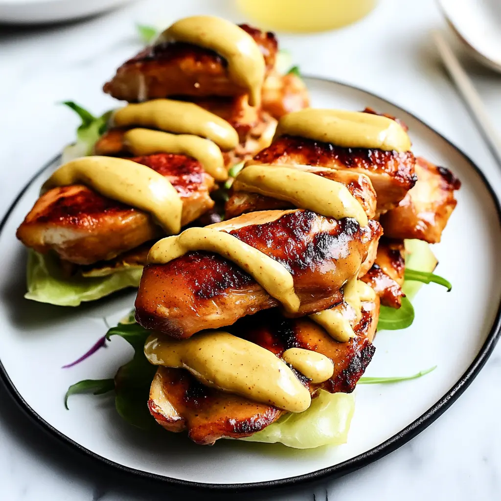 Honey Mustard BLT Chicken Sliders centered hero view, clean and uncluttered