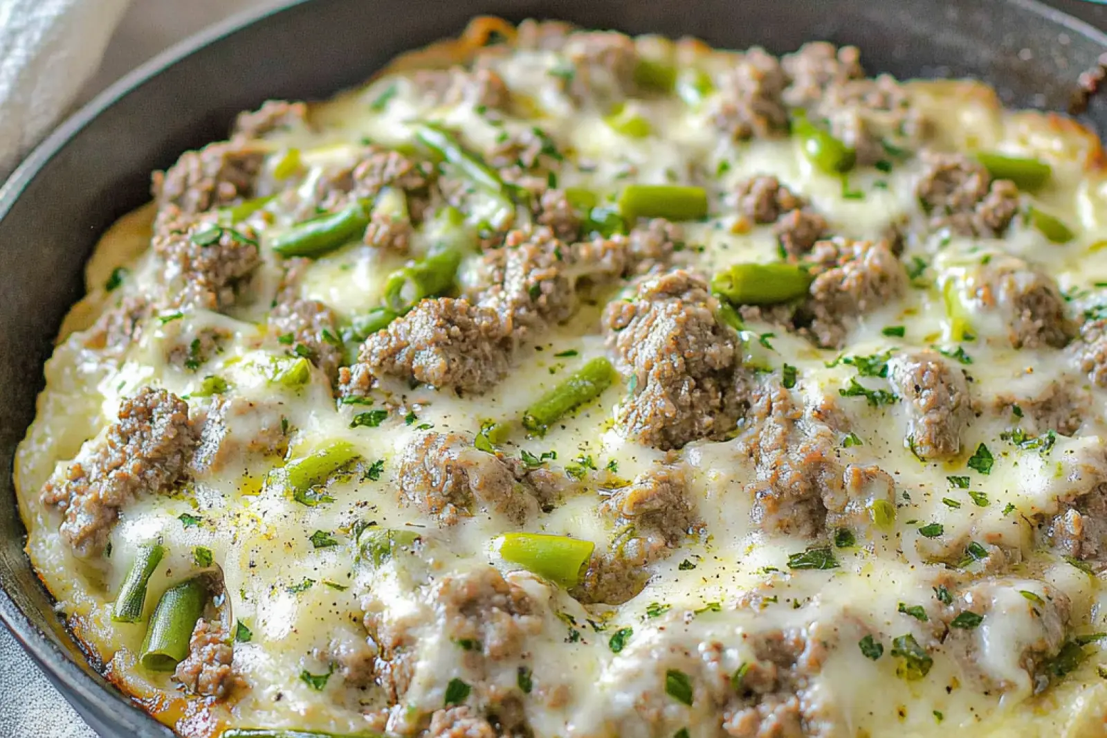 Keto Ground Beef Skillet Easter Dinner Easy Recipe