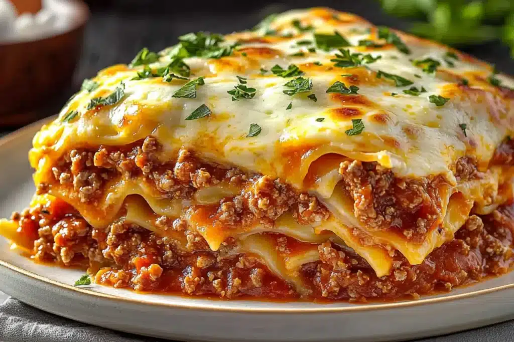 LOW CARB EGGLIFE LASAGNA centered hero view, clean and uncluttered