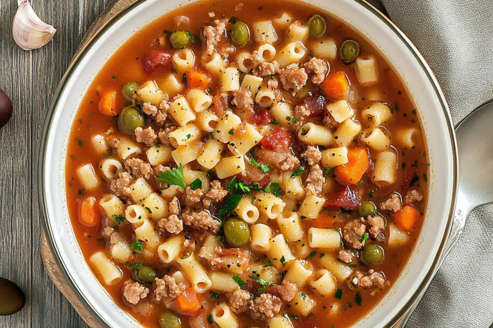 Olive Garden Pasta e Fagioli Soup Easy Weeknight Recipe