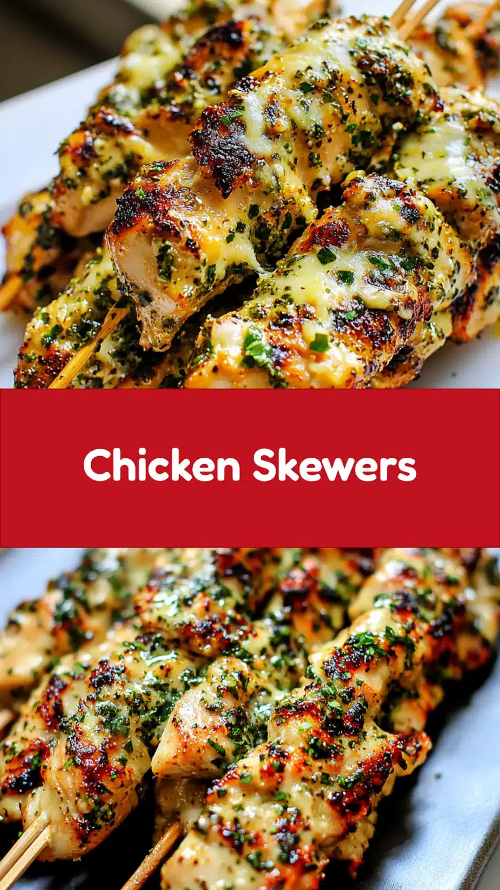 Ranch Garlic Parmesan Chicken Skewers Easy Weeknight Dinner 7 Ranch Garlic Parmesan Chicken Skewers centered hero view, clean and uncluttered