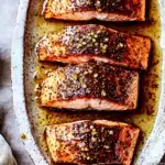 20 MINUTE HONEY MUSTARD SALMON centered hero view, clean and uncluttered