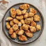AIR FRYER CHICKEN NUGGETS WITH PANKO centered hero view, clean and uncluttered