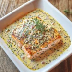 CREAMY MARRY ME SALMON centered hero view, clean and uncluttered