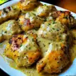 CREAMY RANCH CHICKEN CROCKPOT centered hero view, clean and uncluttered