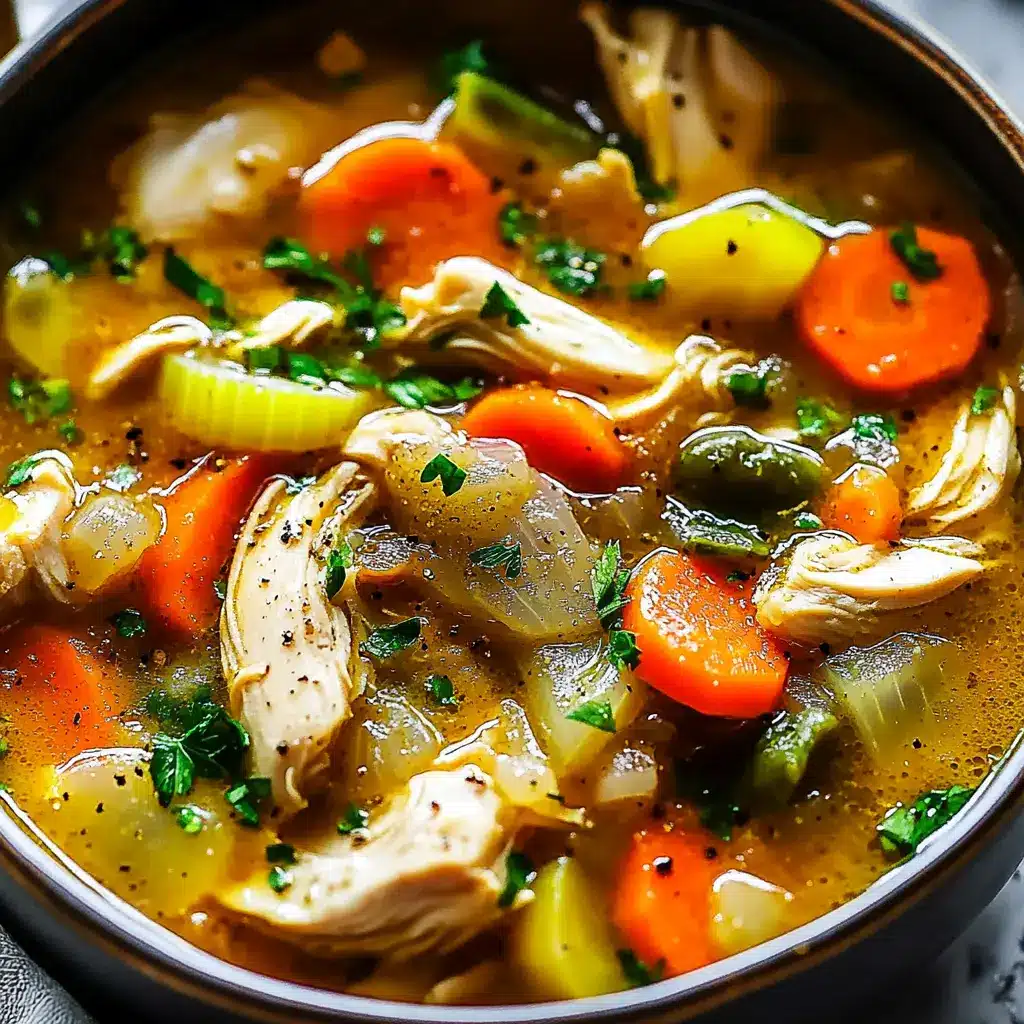 Hearty Chicken Veggie Soup
