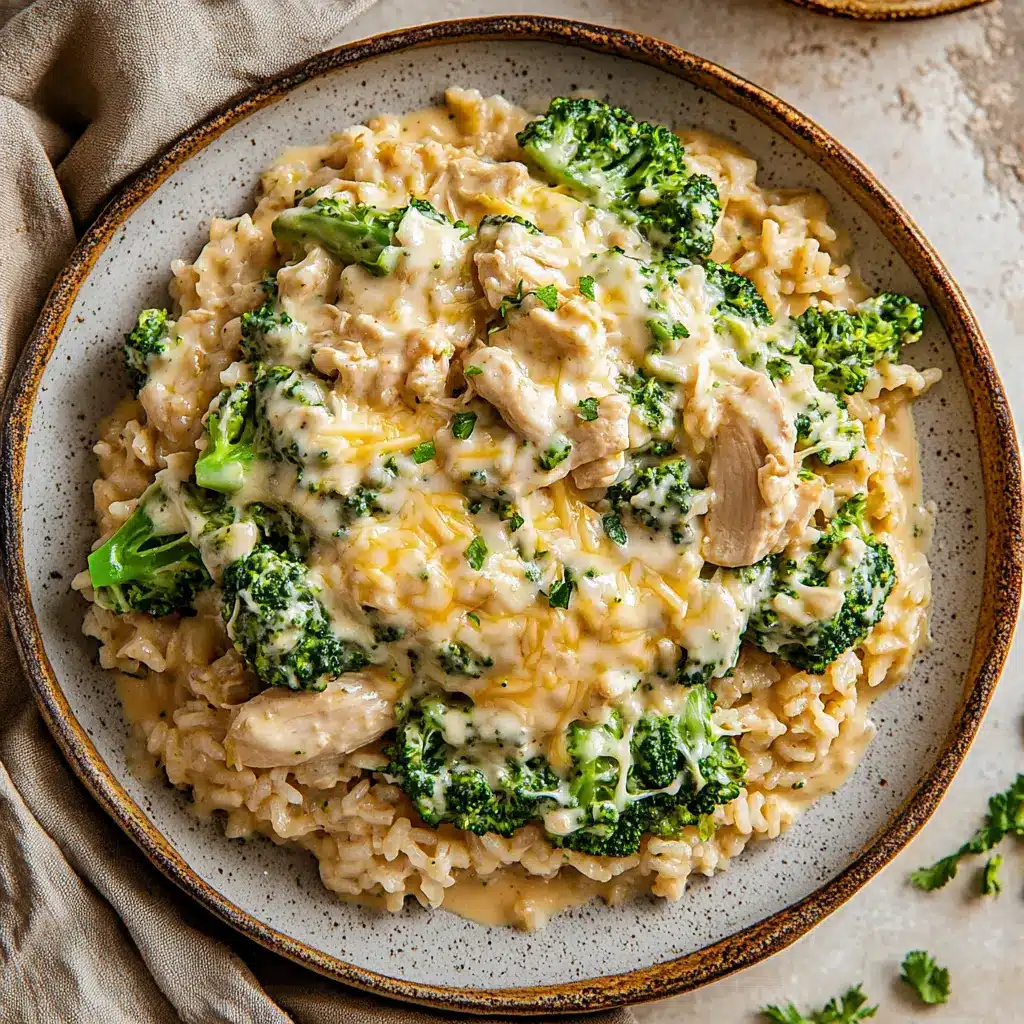 Broccoli Cheddar Chicken Rice