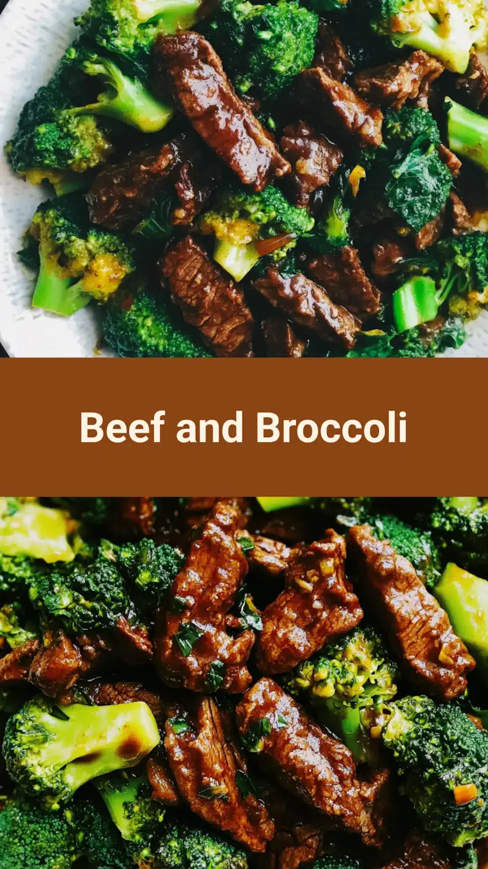 SLOW COOKER BEEF AND BROCCOLI centered hero view, clean and uncluttered_pin
