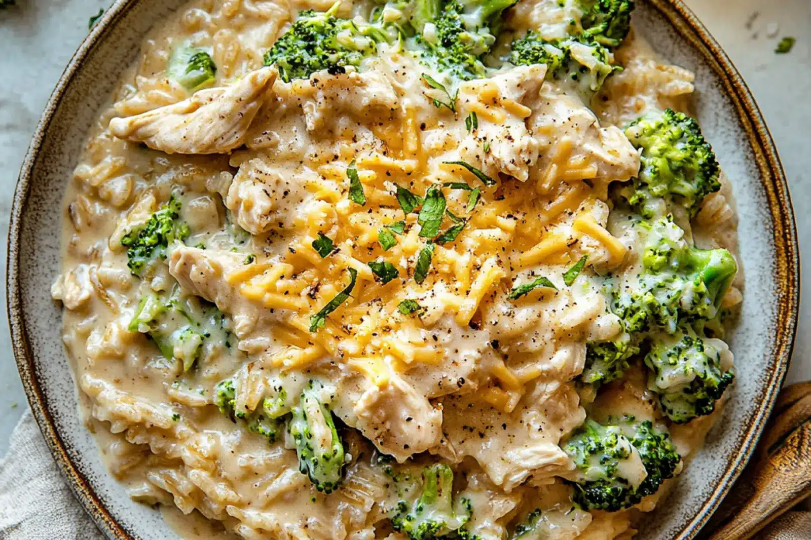 Souper Creamy Broccoli Cheddar Chicken Rice Easy Weeknight Meal