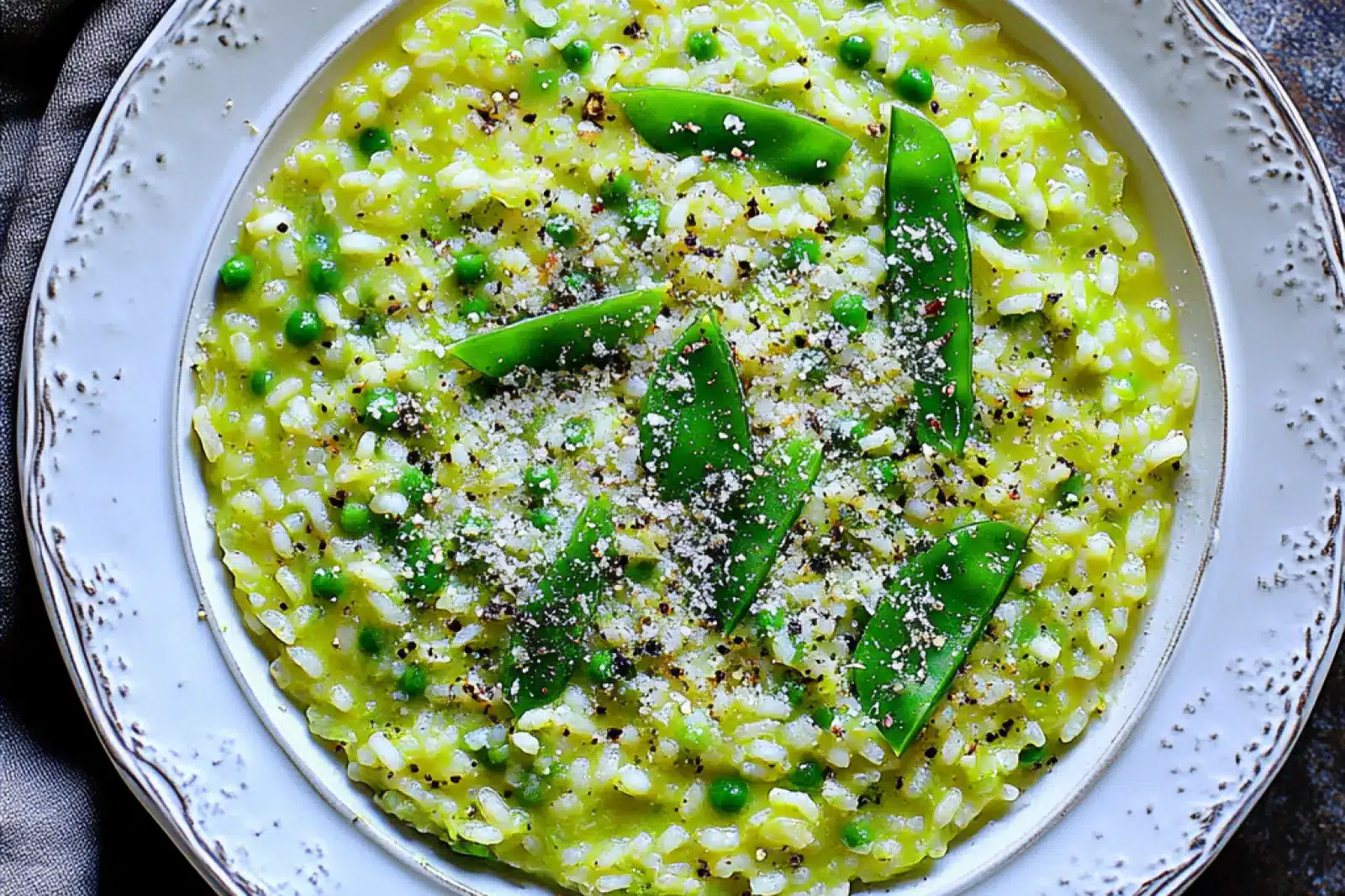 Spring Pea Risotto Easy Fresh Dinner for Busy Nights