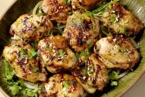 Vietnamese Lemongrass Chicken Easy Weeknight Dinner VIETNAMESE LEMONGRASS CHICKEN centered hero view, clean and uncluttered