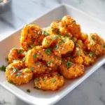 Bang Bang Shrimp recipe, served and ready to eat, easy homemade dish
