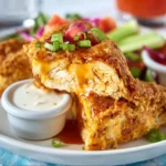 Cheesecake Factory Buffalo Blasts recipe, served and ready to eat, easy homemade dish