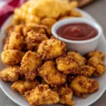 Copycat Chick-fil-A Nuggets recipe, served and ready to eat, easy homemade dinner