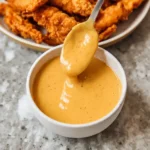 Copycat Chick-fil-A Sauce recipe, served and ready to eat, easy homemade dish