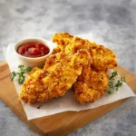 COPYCAT ZAXBY CHICKEN FINGERS recipe, served and ready to eat, easy homemade dish