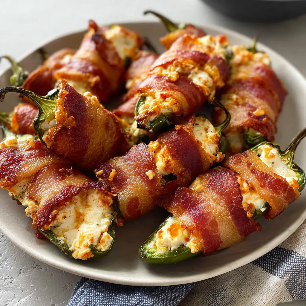 Air Fryer Bacon Wrapped Jalapeno Poppers Recipe Irresistible 6 Air Fryer Bacon Wrapped Jalapeno Poppers recipe, served and ready to eat, easy homemade dinner