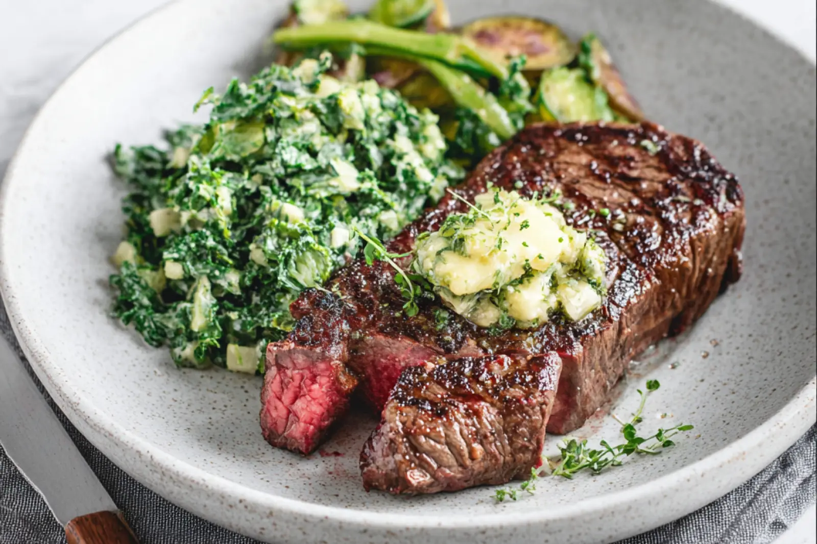 Air Fryer Steak Butter Herb Made Irresistible and Simple