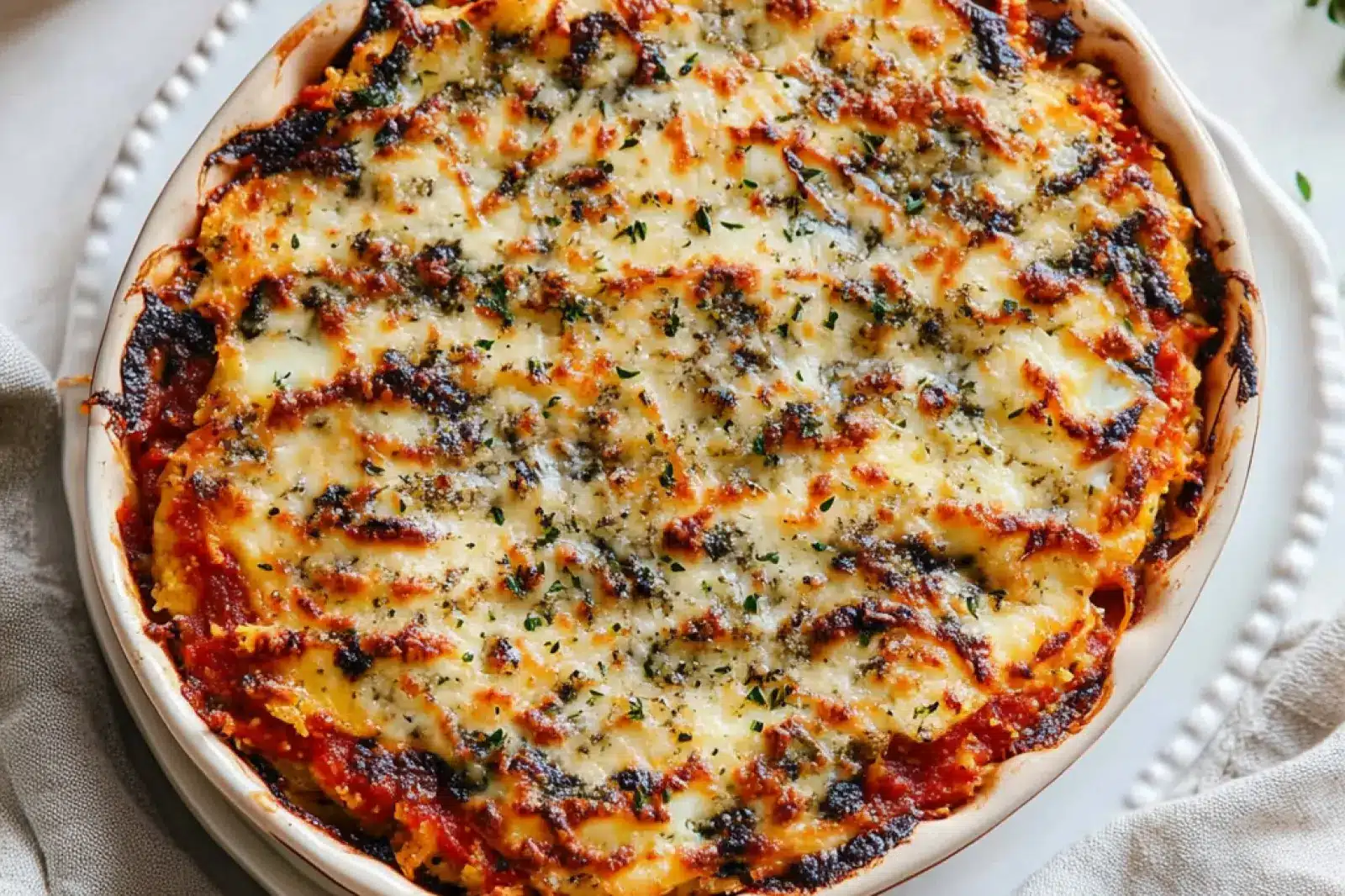 Eggplant Parmesan Baked Easy Cozy Delicious Weeknight Meal