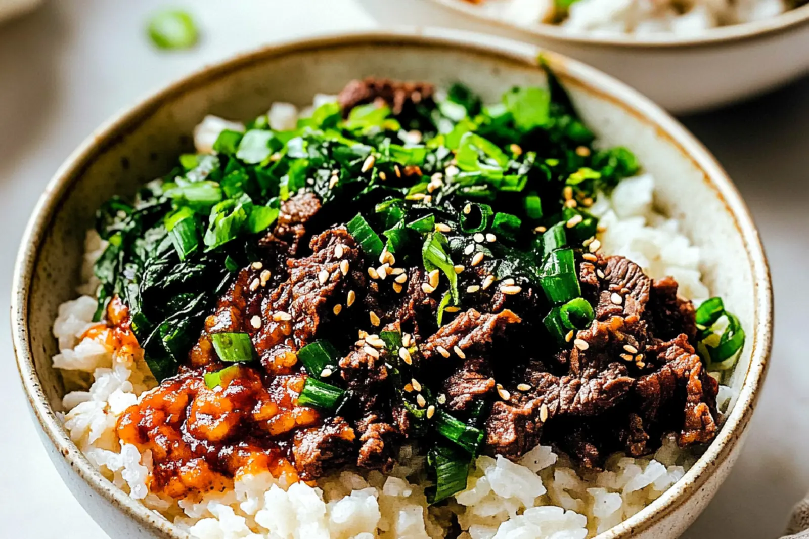 Korean Beef Bulgogi Rice Bowls Vibrant Easy Weeknight Meal