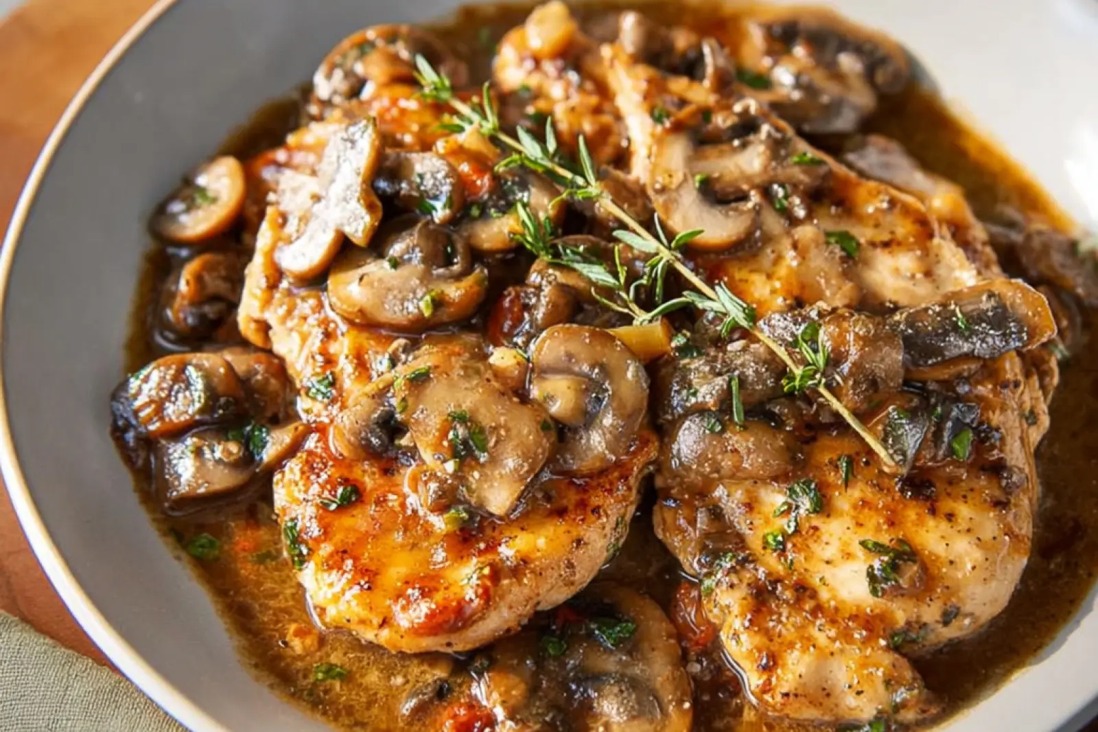 Copycat Olive Garden Chicken Marsala Made Easy and Comforting