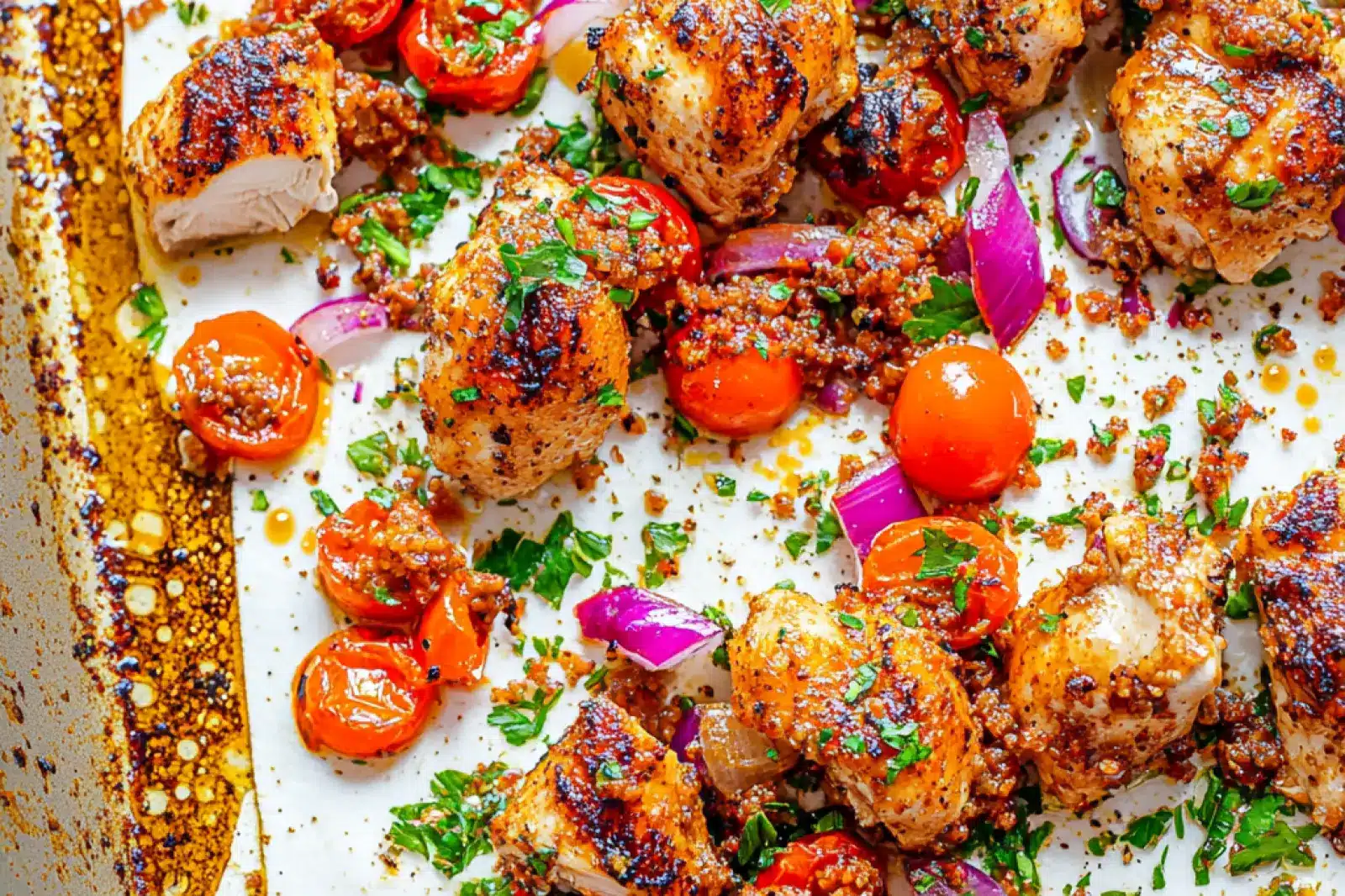 Chicken Shawarma Sheet Pan Cozy Simple Weeknight Favorite