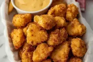 Copycat Chick-fil-A Nuggets recipe, served and ready to eat, easy homemade dinner