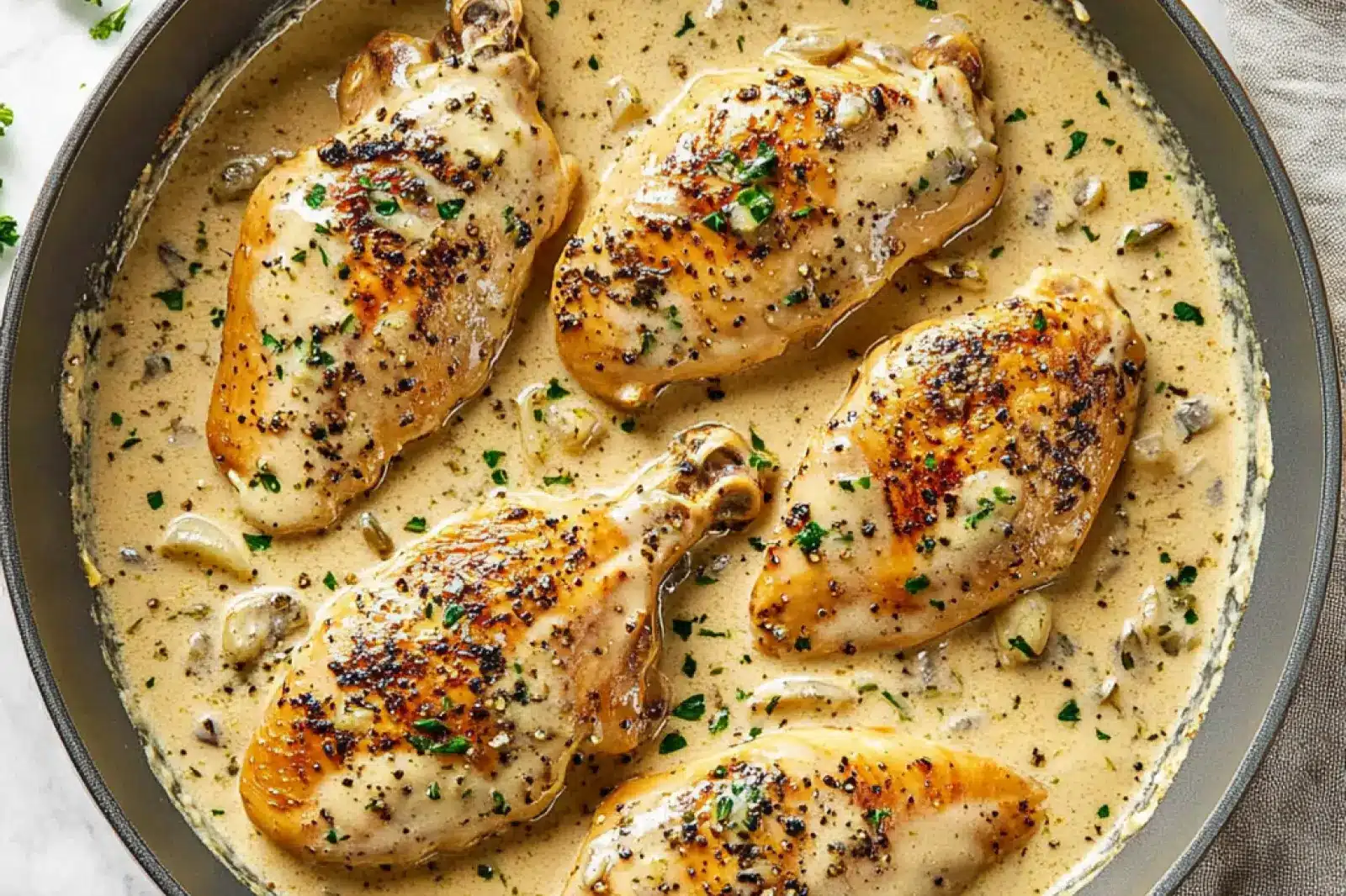 Creamy Garlic Chicken Skillet Comforting Best Weeknight Recipe