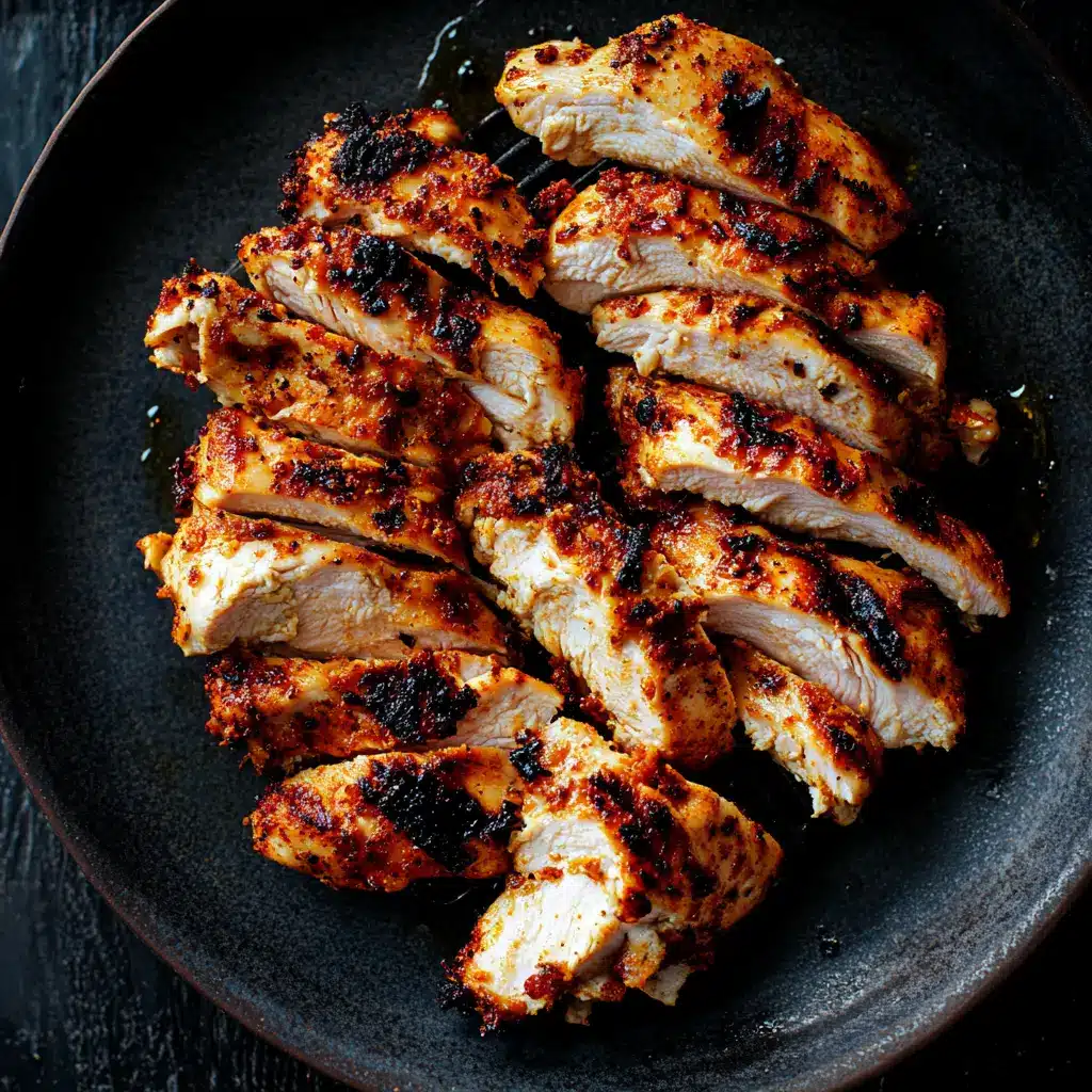 Crispy Air Fryer Chicken Breast recipe, served and ready to eat, easy homemade dinner