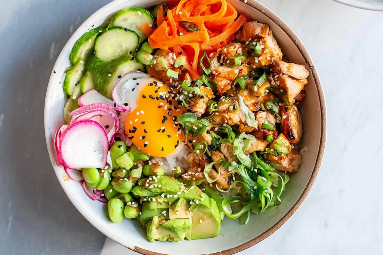 High Protein Chicken Poke Bowl Meal Prep That Makes Your Week Better