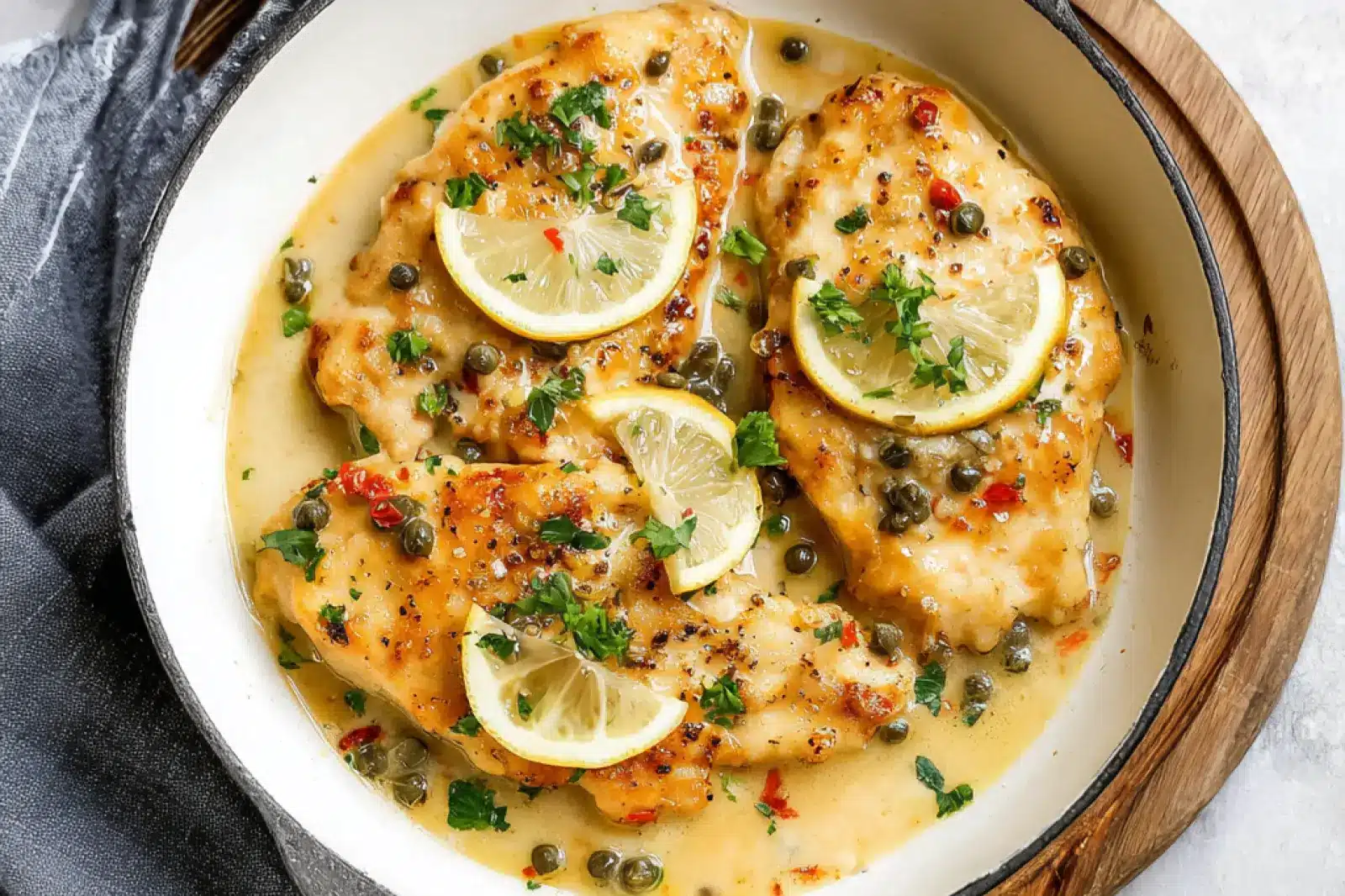 Copycat Olive Garden Lemon Chicken Piccata Recipe So Satisfying