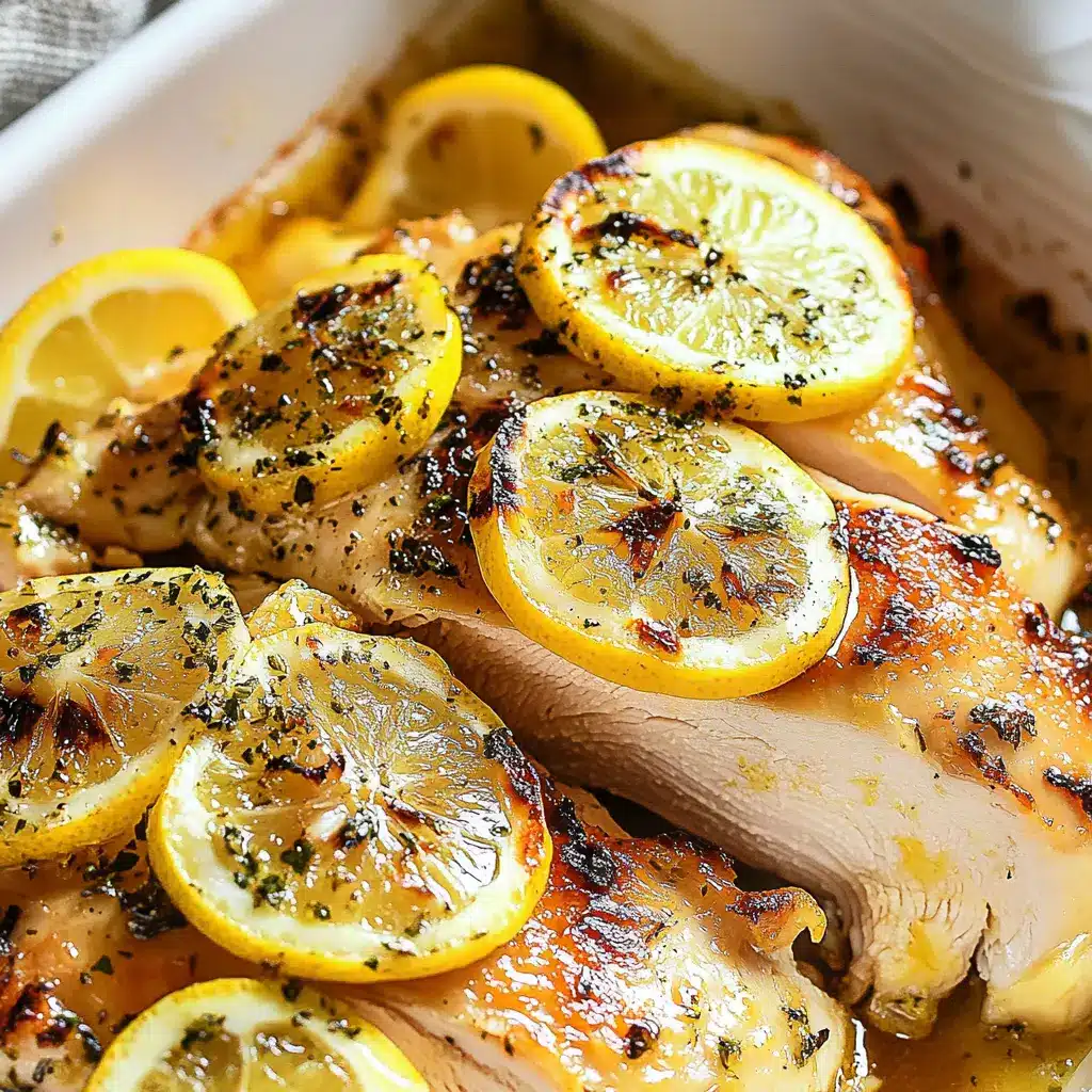 Baked Chicken Breast Lemon Garlic Cozy Perfect Weeknight Meal 6 LEMON GARLIC BAKED CHICKEN BREAST recipe, served and ready to eat, easy homemade dinner