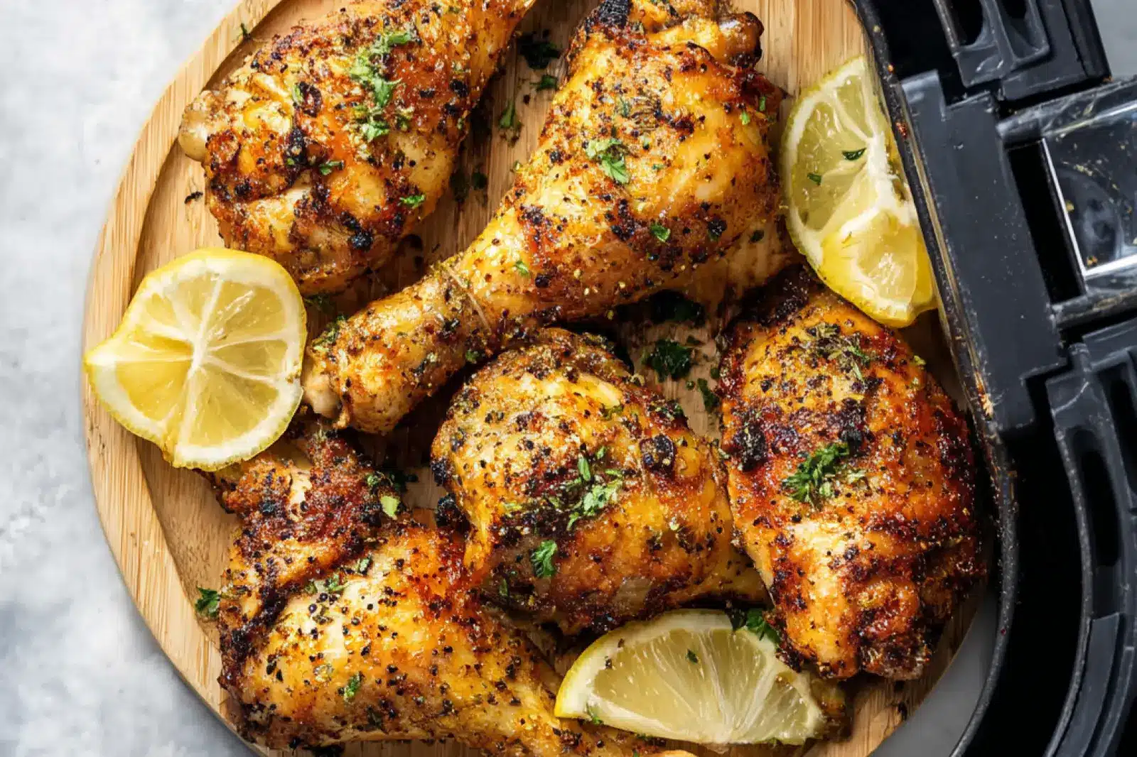 Lemon Pepper Air Fryer Chicken Drumsticks So Crispy Perfect