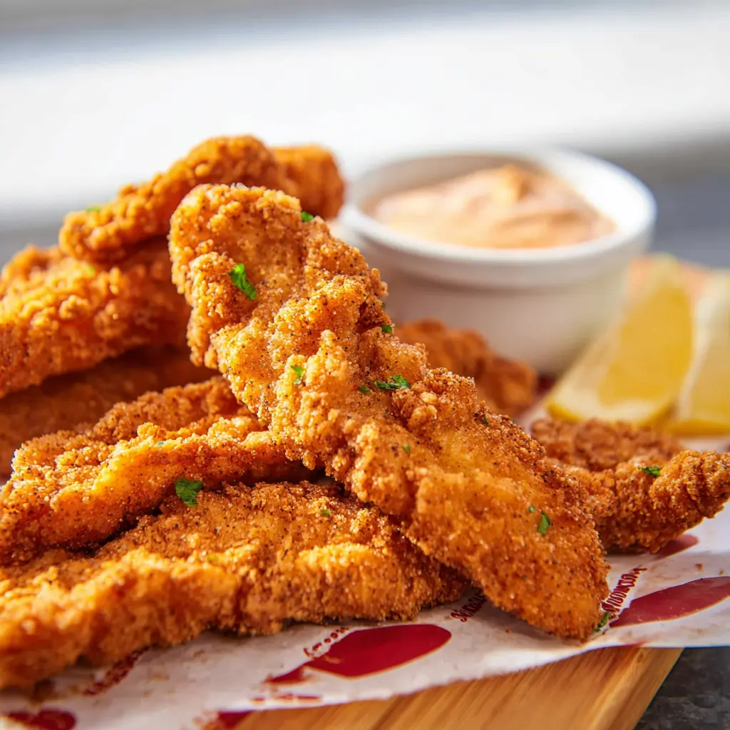 Copycat Raising Canes Chicken Fingers Irresistible Crispy Recipe 6 Raising Canes Chicken Fingers recipe, served and ready to eat, easy homemade dinner