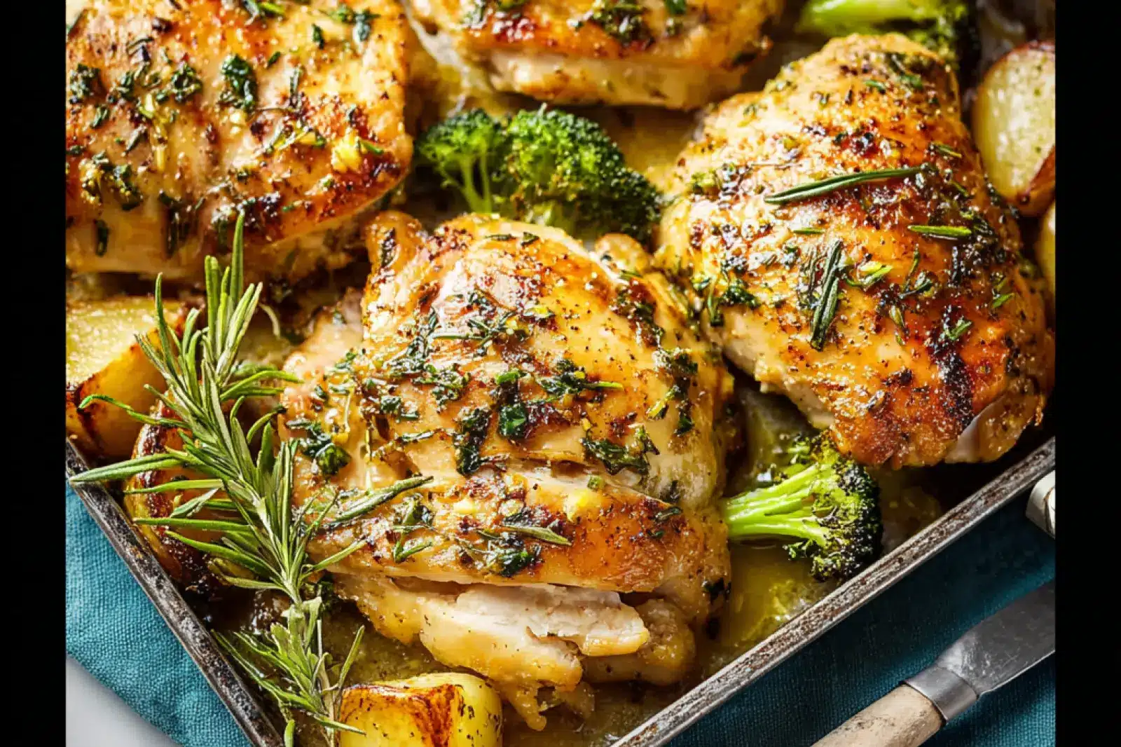 Sheet Pan Garlic Butter Chicken Meal Prep Makes Life Easy