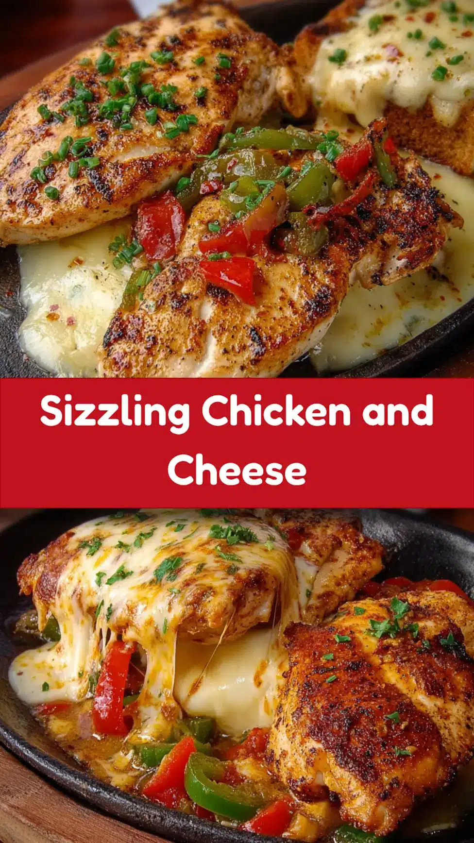 TGI Fridays Sizzling Chicken and Cheese Recipe Delivers Irresistible Comfort 7 Sizzling Chicken and Cheese recipe, served and ready to eat, easy homemade dinner