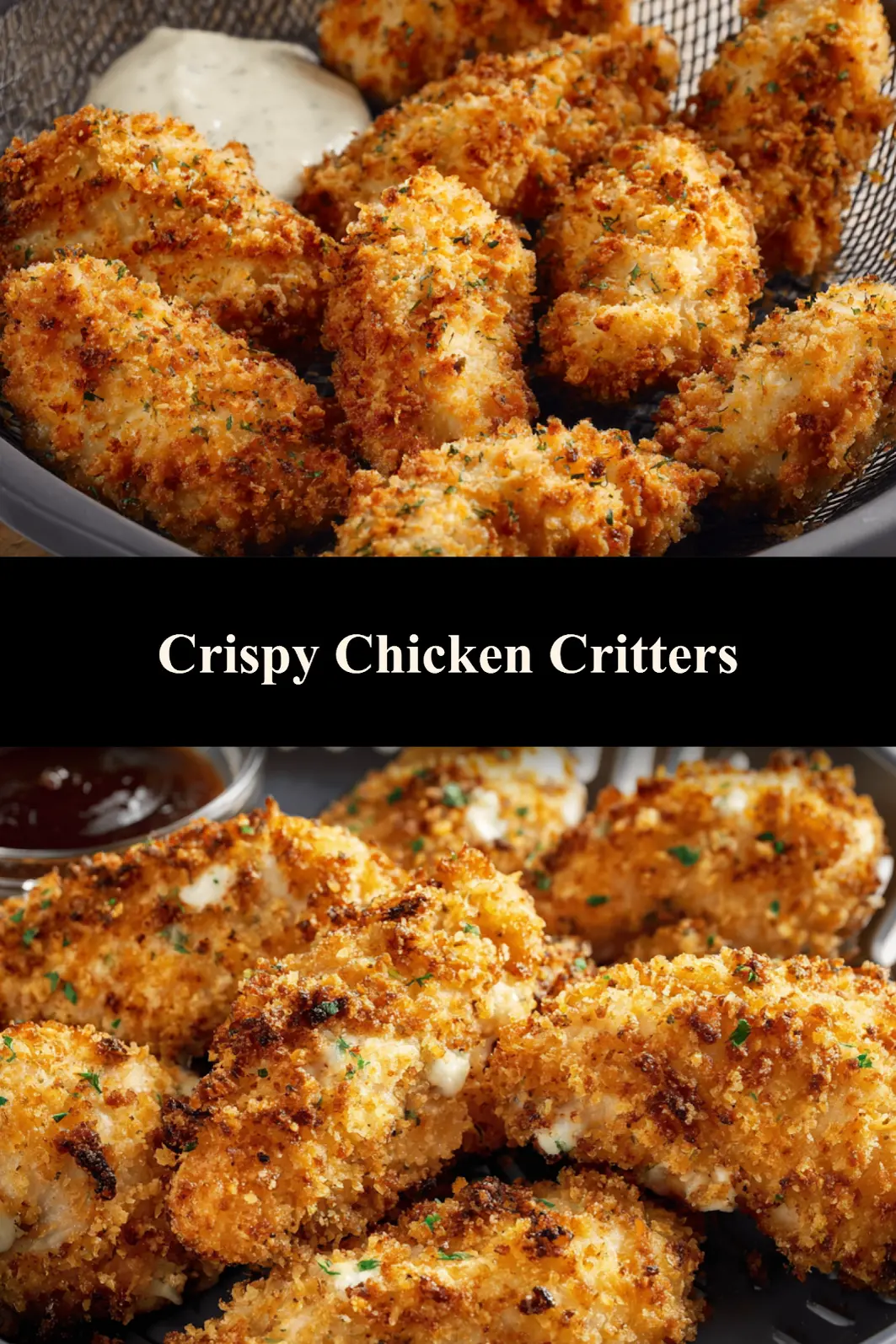 Texas Roadhouse Chicken Critters recipe, served and ready to eat, easy homemade dish