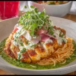 Cheesecake Factory Chicken Bellagio recipe, served and ready to eat, easy homemade dish